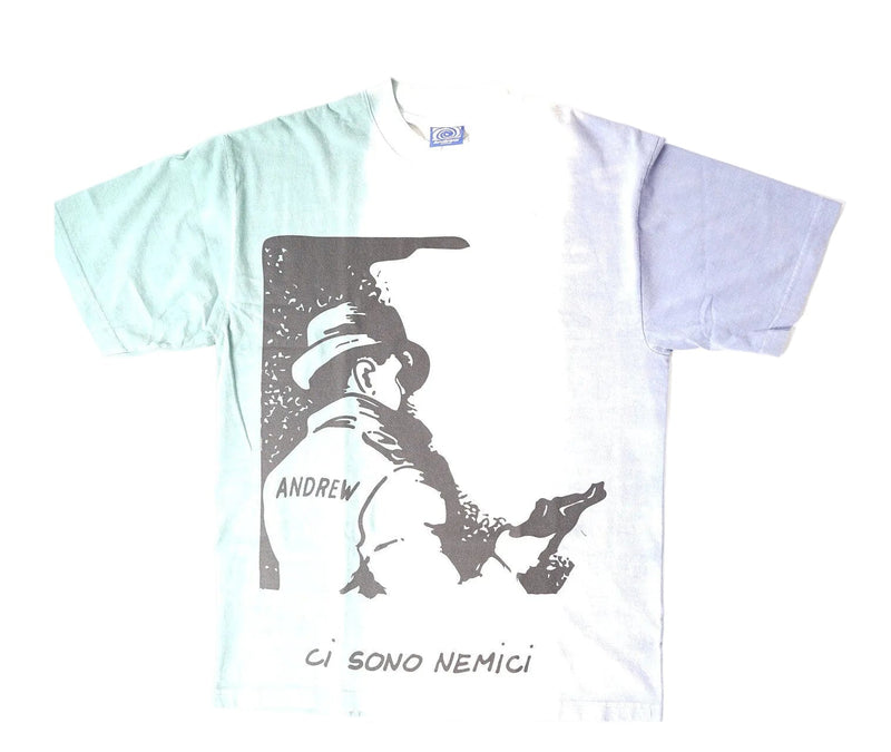Andrew "Ci Sono Nemici" dip-dye graphic tee — M