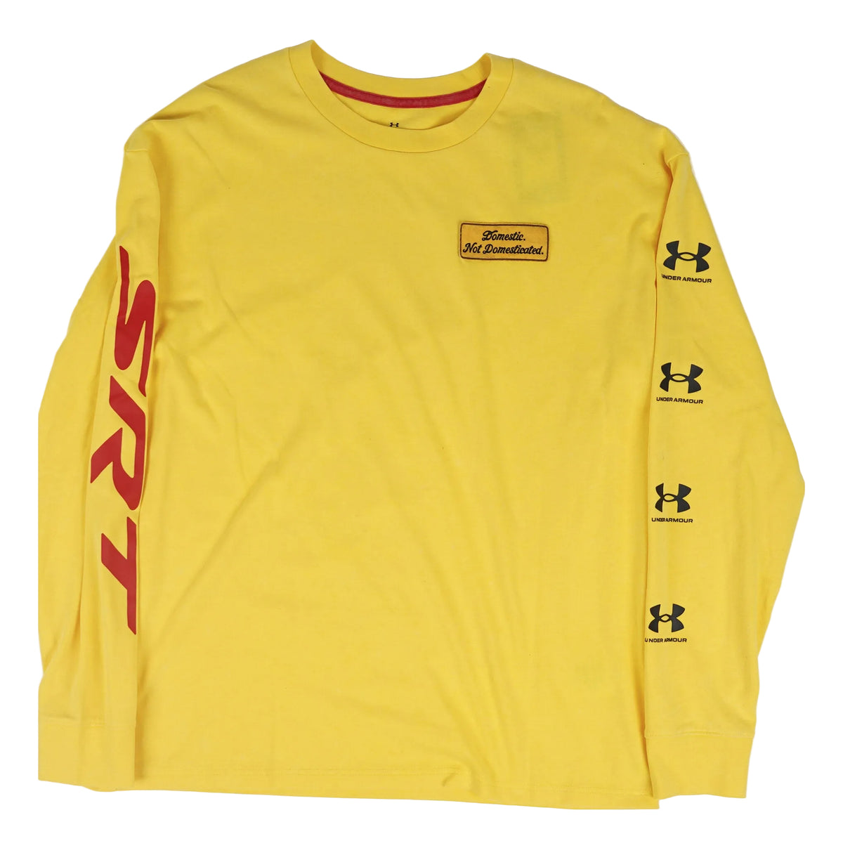 Under Armour x SRT "Domestic. Not Domesticated." long-sleeve tee - yellow