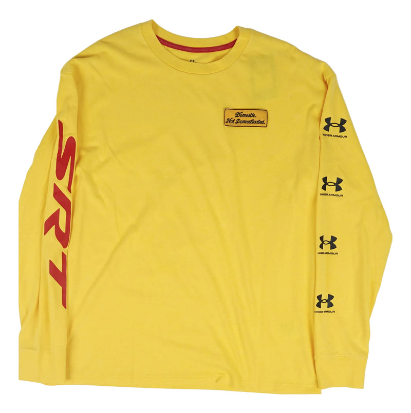 Under Armour x SRT "Domestic. Not Domesticated." long-sleeve tee - yellow