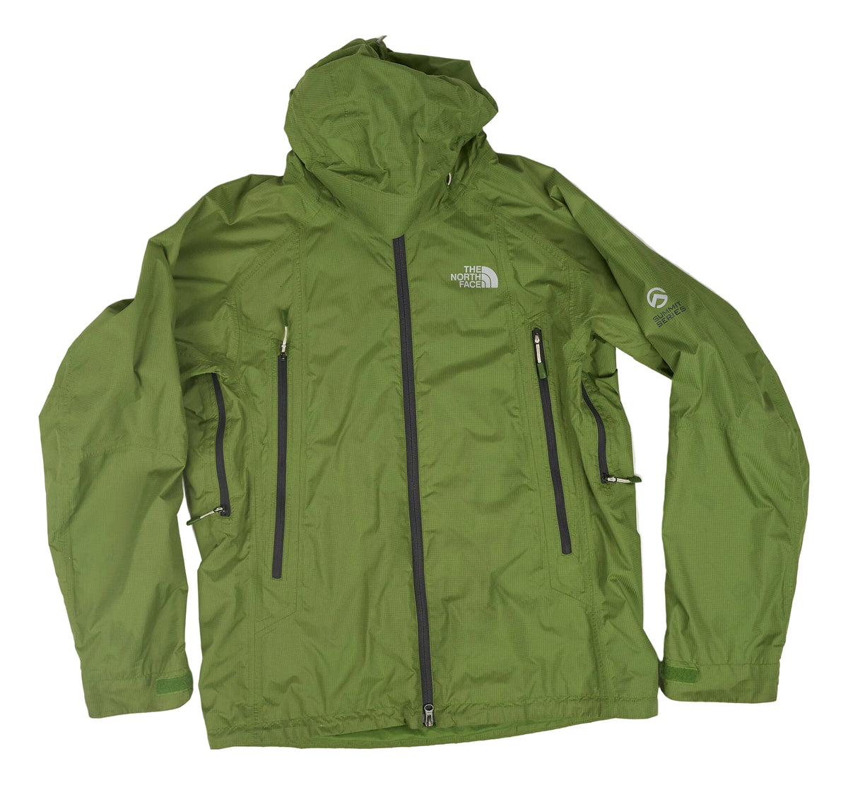 The North Face Summit Series hooded shell jacket - green