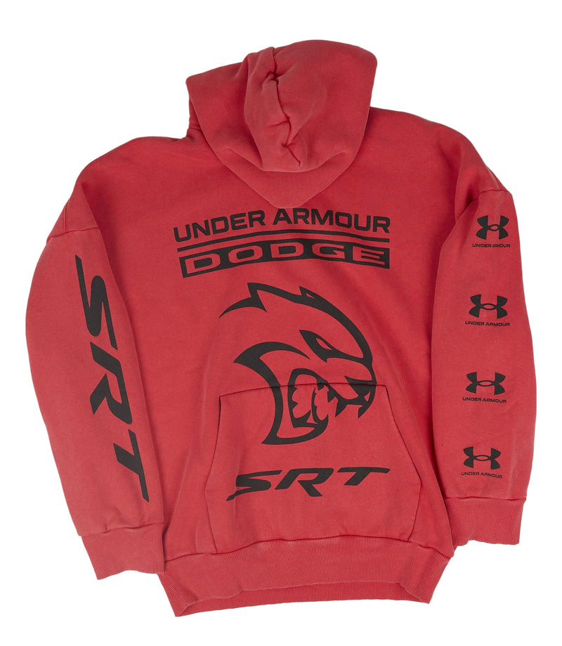 Under Armour x Dodge SRT Hellcat hoodie - faded red