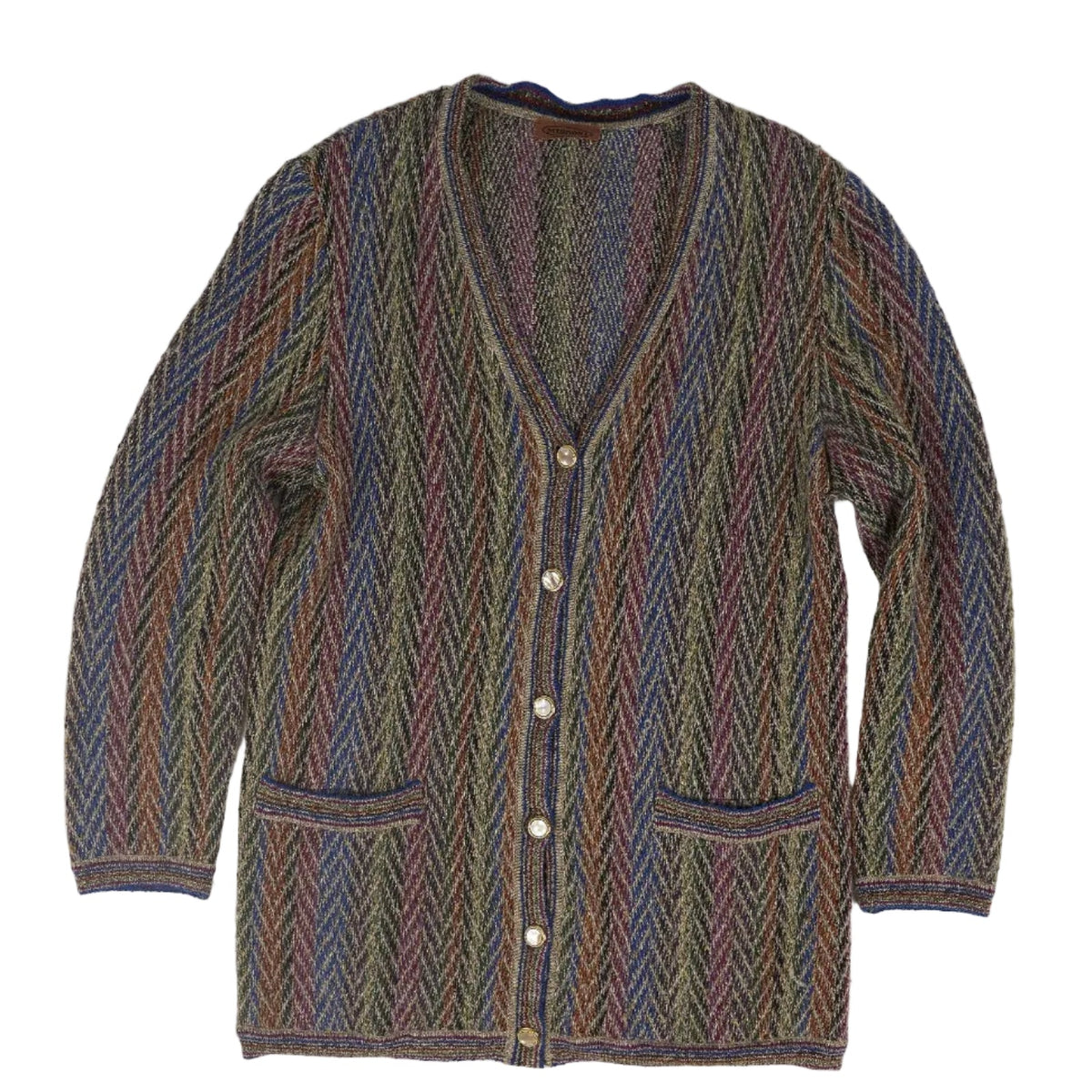 Missoni chevron knit cardigan - multi