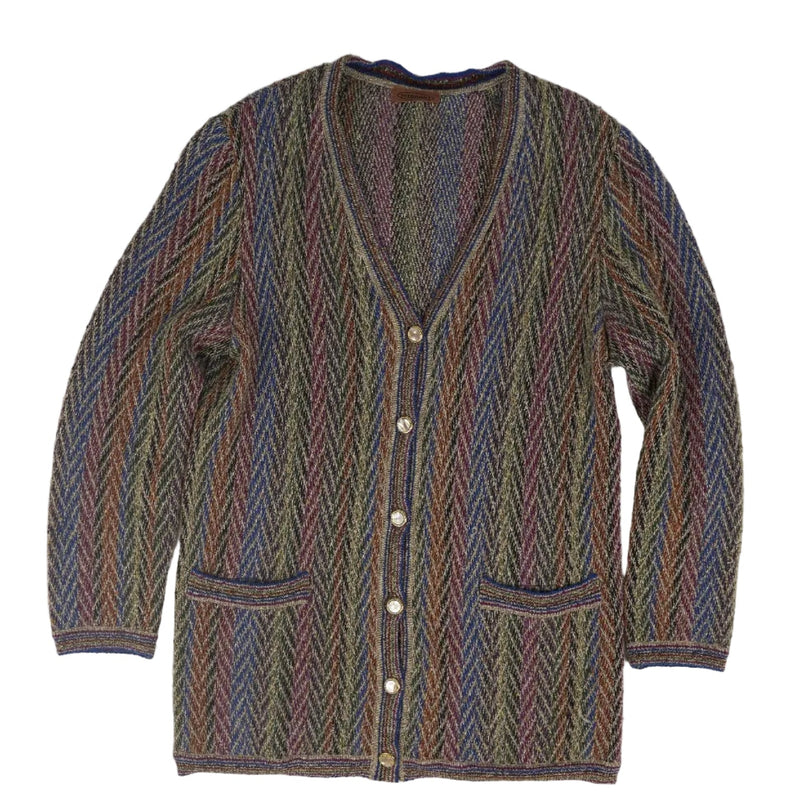 Missoni chevron knit cardigan - multi