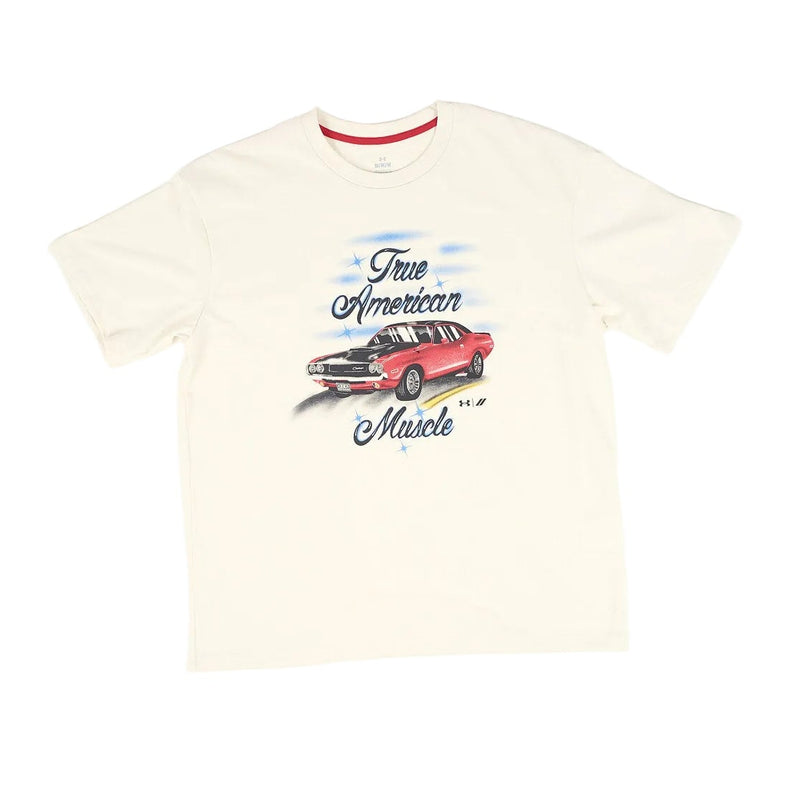 Under Armour x Dodge "True American Muscle" airbrush tee - off-white